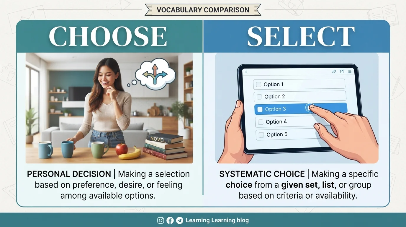 choose vs select