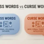 cuss words vs curse words