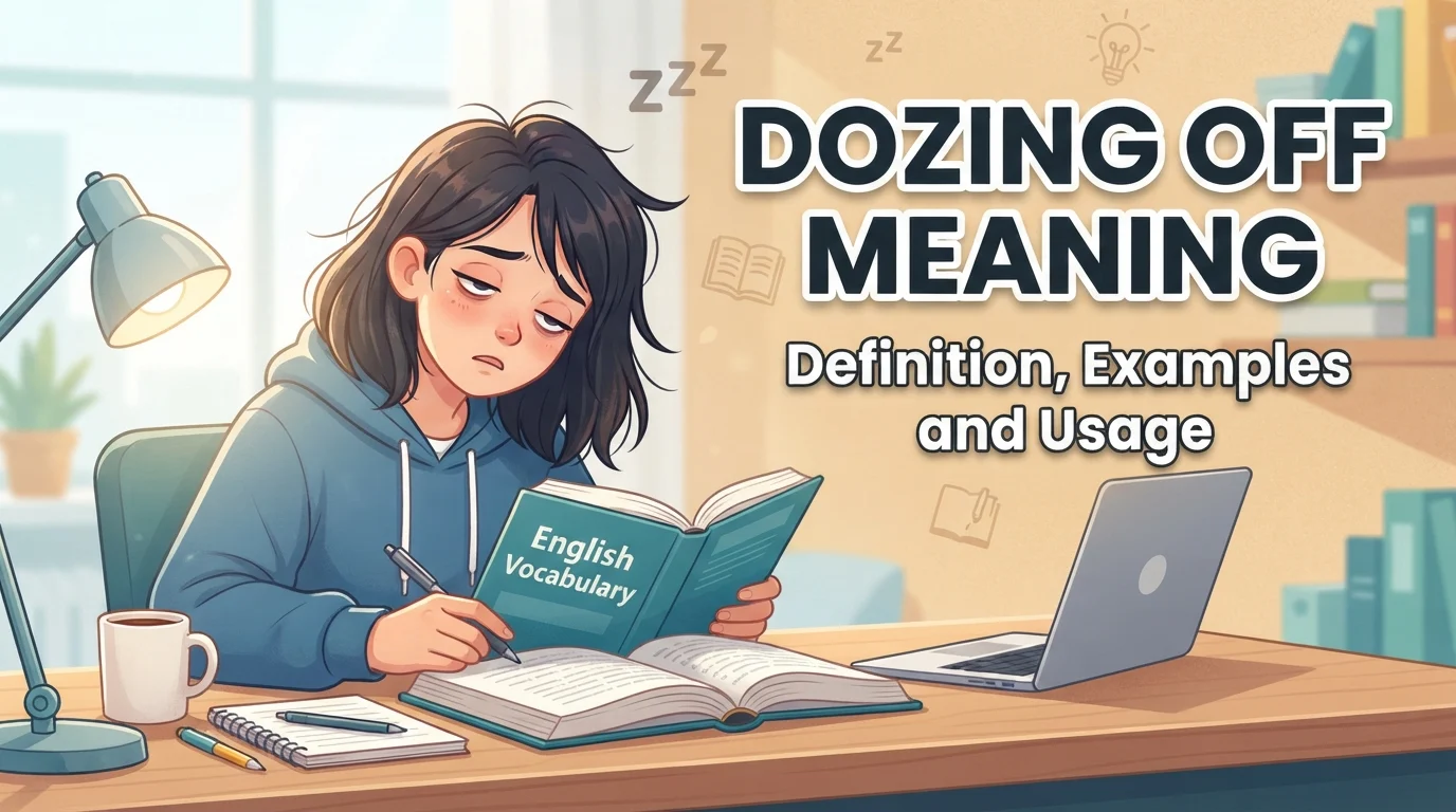 dossing off meaning