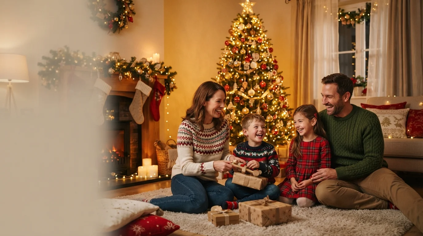 family christmas captions