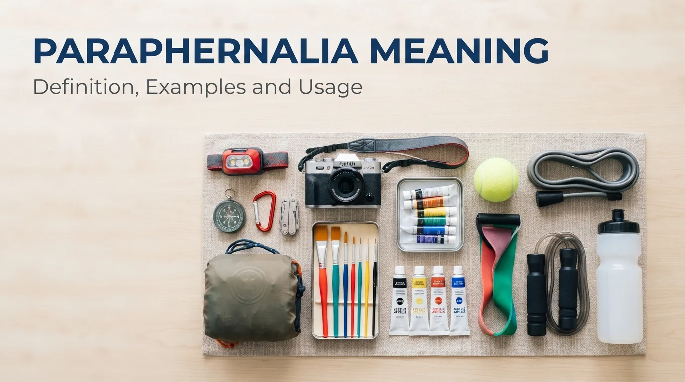 paraphernalia meaning